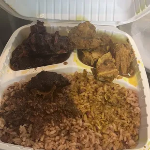 Oxtails Curried Chicken
