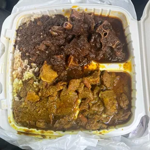 Curry Curried Goat &amp; Oxtails