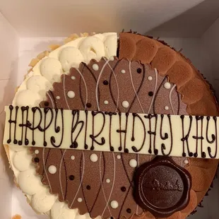 Duo Mousse Birthday Cake