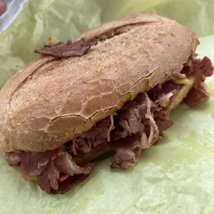Pastrami sandwich