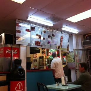 The view from our seat