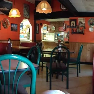 the interior of a restaurant