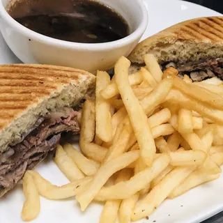 French Dip* Served with French Fries, Fruit or Potato chips