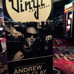 The one and only Andrew Dice Clay at the Hard Rock Hotel