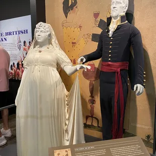 Rachel and Andrew's wedding clothes.