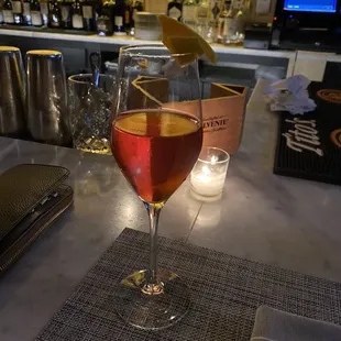 On Luci's Way (it was full to the top but I didn't snap a pic til I'd already drank half)