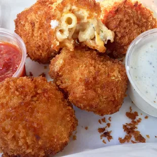 Mac and cheese bites!