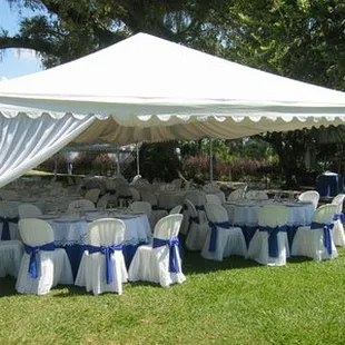 Canopy, tables, chair rentals