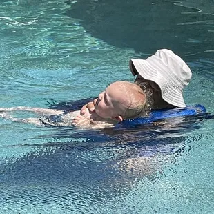Coach andrew teaching swimming!