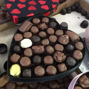 Valentines at Andria's. Beautiful boxes.