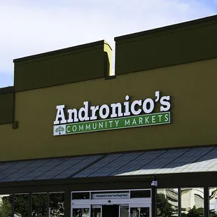 Andronico&apos;s Community Markets Store Front