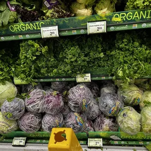 a produce section