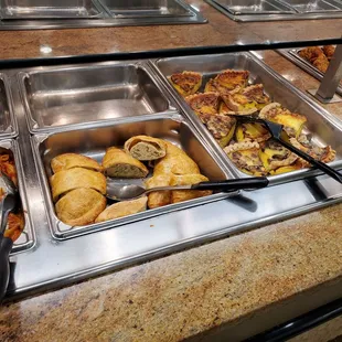 a variety of food items