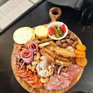 Charcuterie board.
