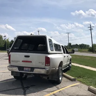 Me park truck good!  Me go in me drink beer!  Beer goooood!  Me like beeeeer!