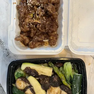 Beef with Orange Flavor House Specialty