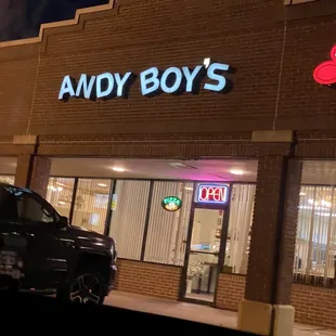 the outside of the building