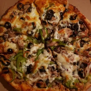 Andy Boy special with black olives