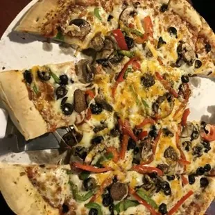 Had the veggie pizza