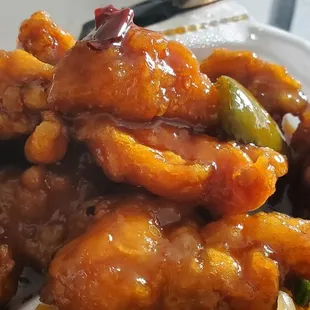 General Tso Chicken Lunch special w/ Fried Rice.