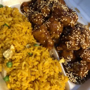 Sesame Chicken Platter