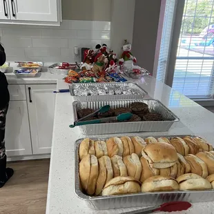 Catered burgers and hot dogs for my daughters party! Gave us all of the condiments separated and had the best costumer service!