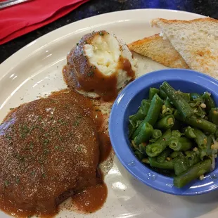 Salisbury Steak. Yummy!