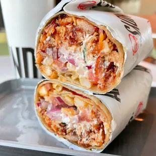 Never enough, not enough, and never ending  Gyro Burrito from #andysburgerschino