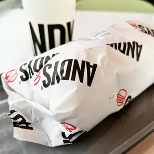 Feelings are intense, words are trivial   Gyro Burrito w/ rice &amp; beans from #andysburgers