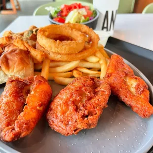 I am never coming back Not because of anything you lack  Fish &amp; Chips Dinner from #andysburgers