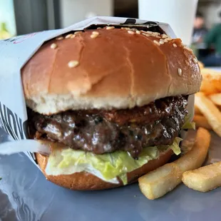 And just maybe I'm to blame for all I've heard But I'm not sure  New to me burger joint  Chili Cheese Burger Combo from #AndysBurgers