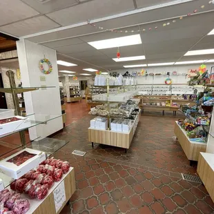 the inside of a store