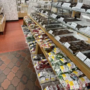 a display of sweets