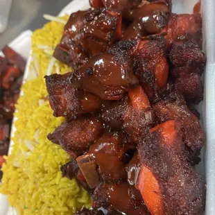 ribs, food, bbq ribs