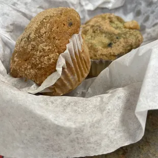 Complimentary muffins