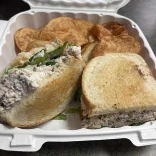 Chicken salad sandwich