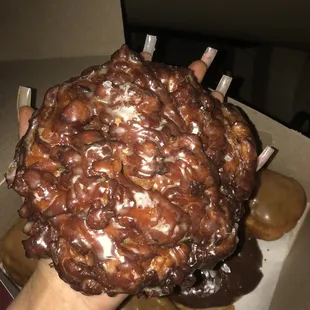 Huge apple fritter
