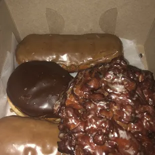 Filled Bar ( wasn&apos;t actually filled with anything )  Custard Filled apple fritter