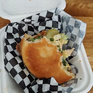 Pretty full filling spicy fried chicken