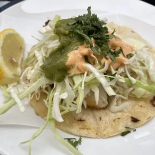 Fried Cod Taco