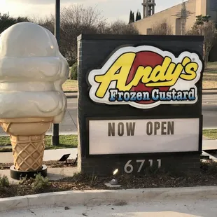 an ice cream cone