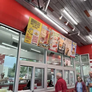 Inside of the garage