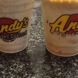 A small and a medium... except the small has more in it. Oops.