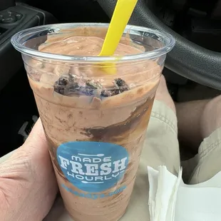 Boot daddy w/ choc custard