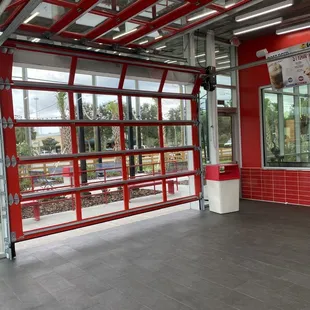 the inside of the store