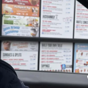 a man sitting in a car