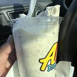 &quot;Oreo blizzard&quot;