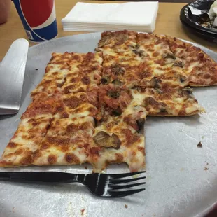 What we had left and left on the table.