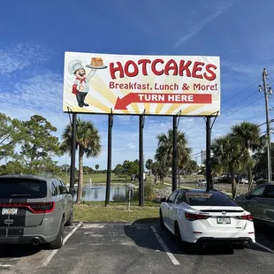 Sign outside