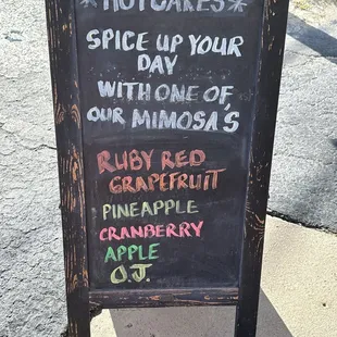 They have mimosas!